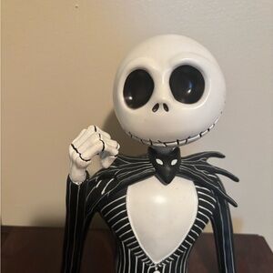 Black and White Jack Skellington Decor Accents